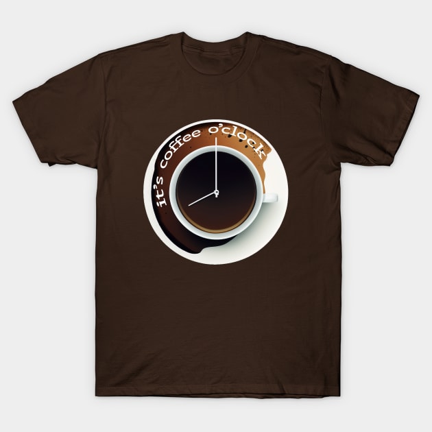 It's coffee o'clock T-Shirt by yewjin